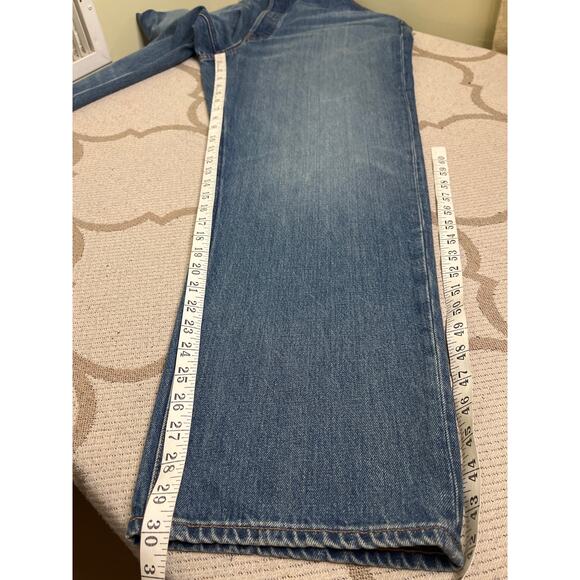 Alex Mill Bev Relaxed Straight vintage dark indigo jeans, size 33,NWOT,MSRP $225 - Picture 8 of 15